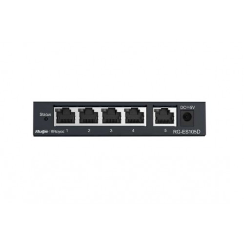 RUIJIE REYEE RG-ES105D 5 PORT 10/100 SWITCH METAL KASA