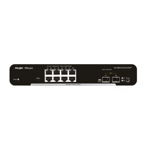 RUIJIE REYEE RG-NBS3100-8GT2SFP 8GIGABIT YÖNETİLEBİLİR SWITCH 2 SFP RUIJIE REYEE RG-NBS3100-8GT2SFP 8GIGABIT YÖNETİLEBİLİR SWITCH 2 SFP