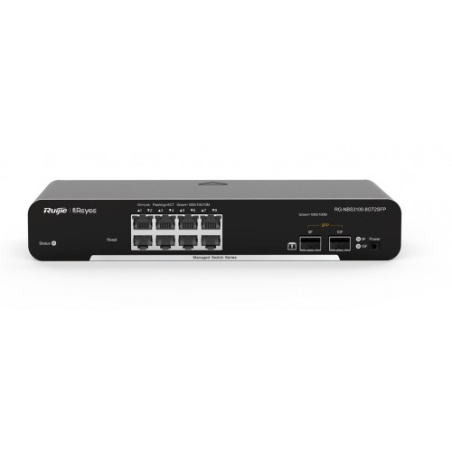 RUIJIE REYEE RG-NBS3100-8GT2SFP 8GIGABIT YÖNETİLEBİLİR SWITCH 2 SFP RUIJIE REYEE RG-NBS3100-8GT2SFP 8GIGABIT YÖNETİLEBİLİR SWITCH 2 SFP