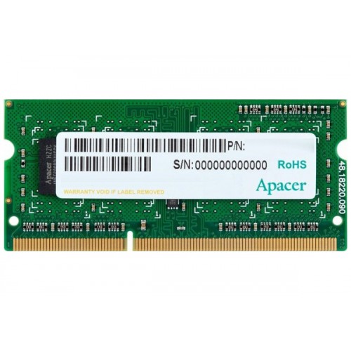 Apacer 8GB (1x8GB) 1333Mhz CL9 DDR3 Notebook SODIMM Ram (DS.08G2J.K9M) Apacer 8GB (1x8GB) 1333Mhz CL9 DDR3 Notebook SODIMM Ram (DS.08G2J.K9M)