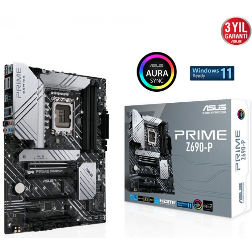 ASUS PRIME Z690-P 6000MHz (OC) HDMI M.2 ATX 1700p ASUS PRIME Z690-P 6000MHz (OC) HDMI M.2 ATX 1700p