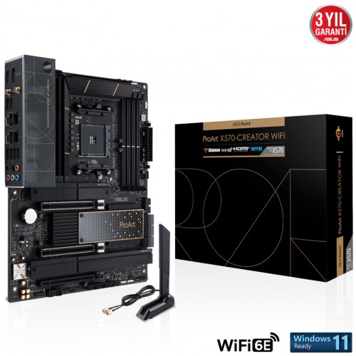 ASUS PROART X570-CREATOR WIFI 5100Mhz(OC) DDR4 ATX AM4 ASUS PROART X570-CREATOR WIFI 5100Mhz(OC) DDR4 ATX AM4