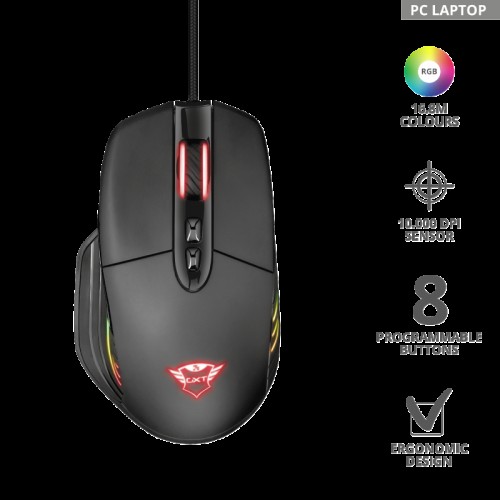 TRUST GXT940 XIDON RGB KABLOLU GAMING MOUSE(23574)