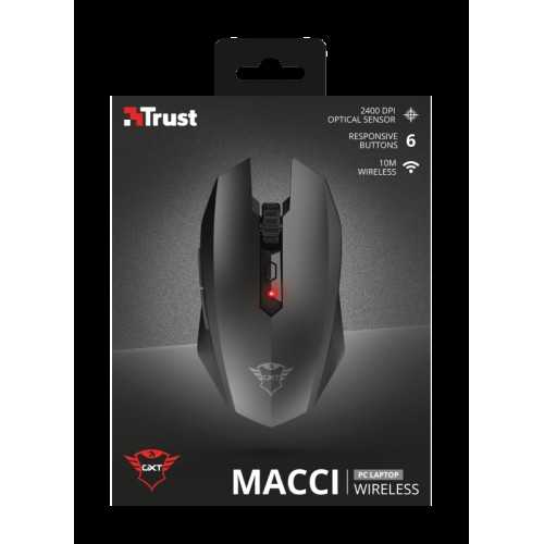 TRUST GTX115 MACCI KABLOSUZ RGB GAMING MOUSE(22417)