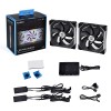 LIAN LI UNI FAN SL140 BLACK 2x140MM RGB KASA FANI LIAN LI UNI FAN SL140 BLACK 2x140MM RGB KASA FANI