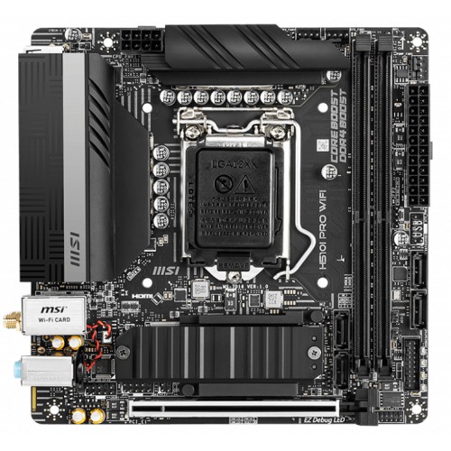 MSI H510I PRO WIFI  DDR4 3200Mhz mATX 1200p