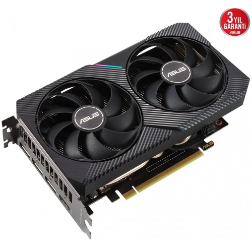 ASUS DUAL-RTX3060-O12G-V2 12GB GDDR6 HDMI DP 192BİT ASUS DUAL-RTX3060-O12G-V2 12GB GDDR6 HDMI DP 192BİT