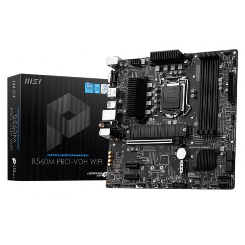 MSI B560M PRO-VDH 5066(OC) DDR4 HDMI M.2 2.5G LAN mATX 1200P MSI B560M PRO-VDH 5066(OC) DDR4 HDMI M.2 2.5G LAN mATX 1200P