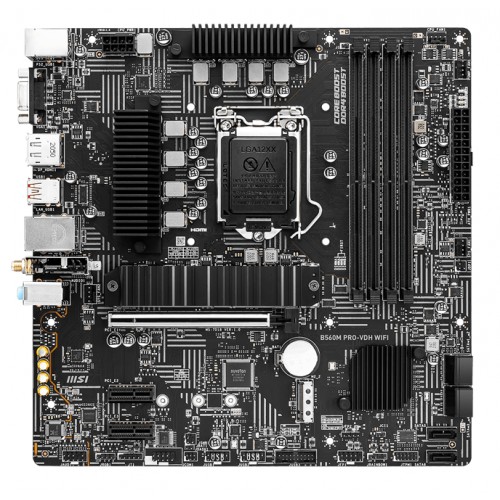 MSI B560M PRO-VDH 5066(OC) DDR4 HDMI M.2 2.5G LAN mATX 1200P MSI B560M PRO-VDH 5066(OC) DDR4 HDMI M.2 2.5G LAN mATX 1200P