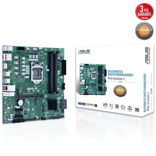 ASUS PRO B560M-C/CSM 4600Mhz(OC) DDR4 M.2 HDMI DP mATX 1200p ASUS PRO B560M-C/CSM 4600Mhz(OC) DDR4 M.2 HDMI DP mATX 1200p