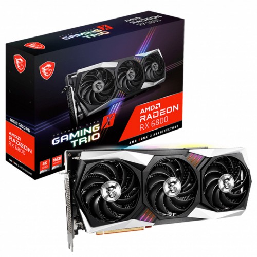 MSI RADEON RX 6800 GAMING X TRIO 16GB GDDR6 HDMI DP 256BİT