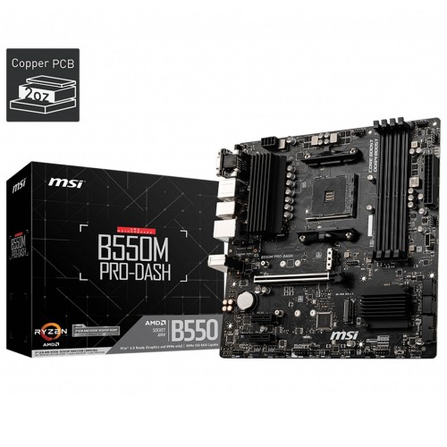 MSI B550M PRO-VDH DDR4 4400(OC) HDMI mATX AM4 MSI B550M PRO-VDH DDR4 4400(OC) HDMI mATX AM4