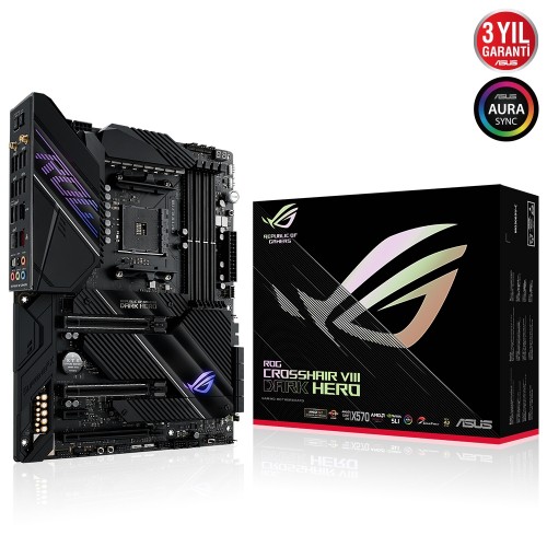 ASUS ROG CROSSHAIR VIII DARK HERO DDR4 4866MHz (OC) AM4 ASUS ROG CROSSHAIR VIII DARK HERO DDR4 4866MHz (OC) AM4