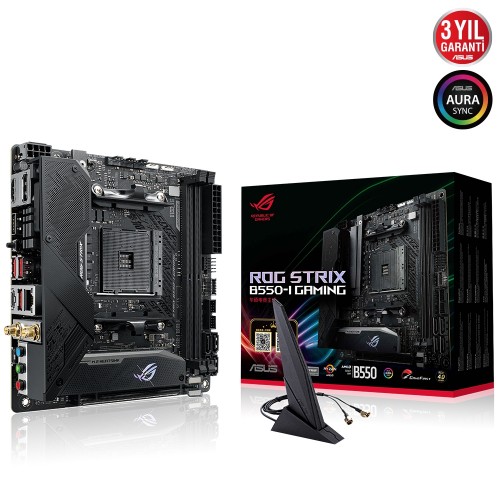 ASUS ROG STRIX B550-I GAMING DDR4 5100Mhz mATX AM4 ASUS ROG STRIX B550-I GAMING DDR4 5100Mhz mATX AM4