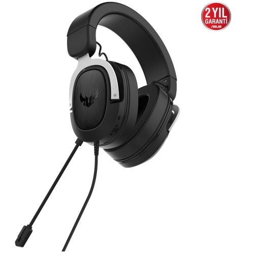 ASUS TUF GAMING H3 7.1 SILVER KULAKLIK ASUS TUF GAMING H3 7.1 SILVER KULAKLIK