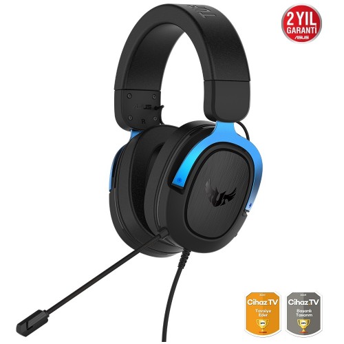 ASUS TUF GAMING H3 MAVI 7.1 SURROUND 3.5M KULAKLIK ASUS TUF GAMING H3 MAVI 7.1 SURROUND 3.5M KULAKLIK