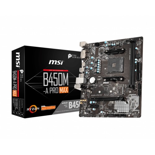 MSI B450M-A PRO MAX DDR4 3466 HDMI USB3.2 mATX