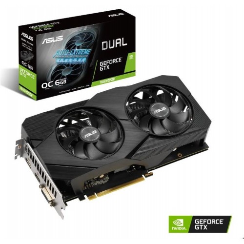 ASUS DUAL-GTX1660S-O6G-EVO 6GB GDDR6 HDMI DVI DP 192Bit ASUS DUAL-GTX1660S-O6G-EVO 6GB GDDR6 HDMI DVI DP 192Bit