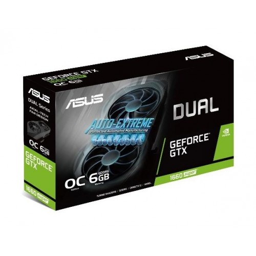 ASUS DUAL-GTX1660S-O6G-EVO 6GB GDDR6 HDMI DVI DP 192Bit ASUS DUAL-GTX1660S-O6G-EVO 6GB GDDR6 HDMI DVI DP 192Bit
