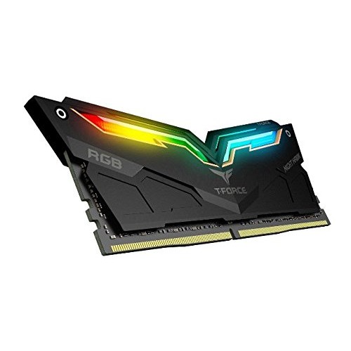 Team T-Force Night Hawk RGB Black 16GB (2x8GB) 3600MHz CL16 DDR4 Gaming Ram (TF1D416G3600HC18EDC01)