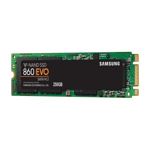 250GB SAMSUNG 860 550/520MB/s EVO M.2 MZ-N6E250BW SSD