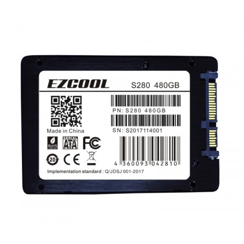 480 GB EZCOOL SSD S280/480GB 3D NAND 2,5 560-530 MB/s