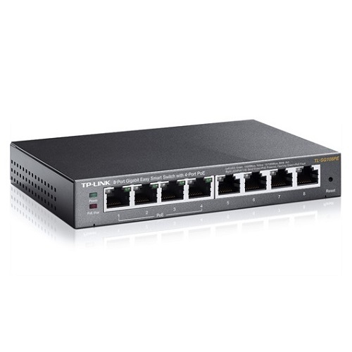 TP-LINK TL-SG108PE 8PORT 10/100/1000 YÖNETİLEBİLİR POE SWITCH TP-LINK TL-SG108PE 8PORT 10/100/1000 YÖNETİLEBİLİR POE SWITCH