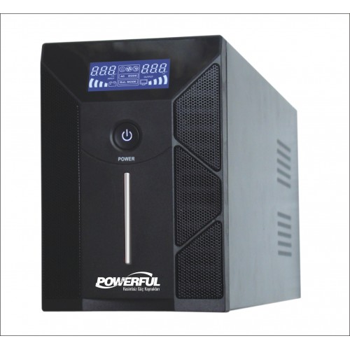 POWERFUL UPS PLD-3000 3000VA 5-12DK KESİNTİSİZ GÜÇ KAYNAĞI POWERFUL UPS PLD-3000 3000VA 5-12DK KESİNTİSİZ GÜÇ KAYNAĞI