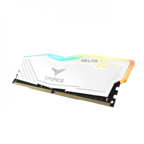 Team T-Force Delta RGB White 16GB (2x8GB) 3200MHz CL16 DDR4 Gaming Ram (TF4D416G3200HC16FDC01)