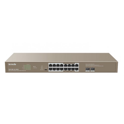 TENDA TEG1118P 16PORT 10/100/1000 POE SWITCH